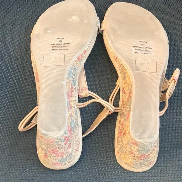 Style & Co Wedge Sandals Size 9 - Picture 7 of 7